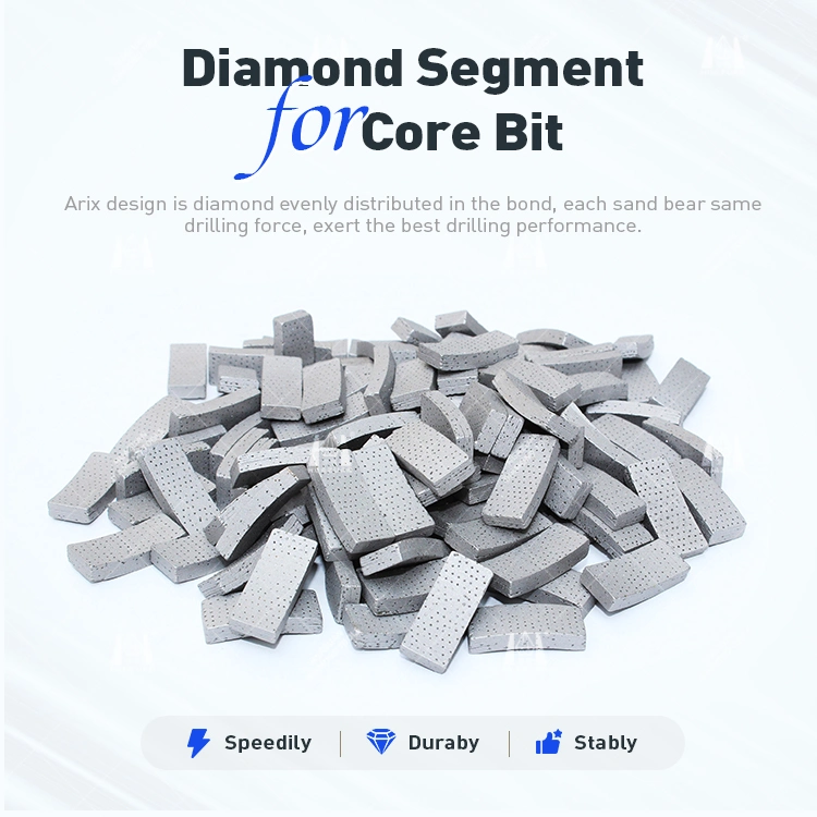 Arix Diamond Segment for Core Drill Bit